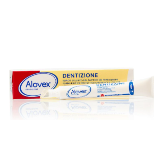 Alovex Dentizione Gel 10ml Protegge La Gengiva Dal Fastidio E Dal Dolore Provocati Dalle Eruzioni Dentarie Dell'infanzia