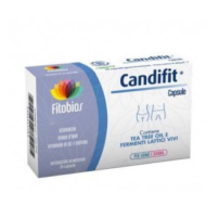 Candifit 24capsule Gastroresistenti Per Benessere Delle Mucose Intime E Delle Vie Urinarie, Equilibrio Della Flora Batterica Intestinale 
