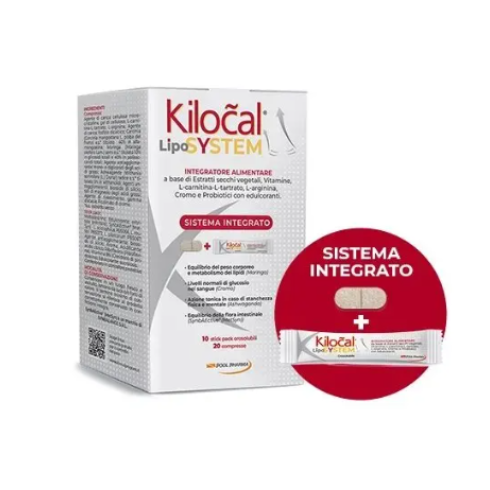 Kilocal Lypo System Sistema Integrato 20compresse + 10stick Orosolubili Aiuta A Perdere Il Peso In Eccesso