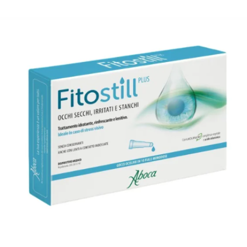Fitostill Plus Gocce Oculari 10 Fiale Monodose Per La Prevenzione E Il Trattamento Di Occhi Arrossati E Affaticati Fitostill Plus Gocce Oculari 10 Fiale Monodose Per La Prevenzione E Il Trattamento Di Occhi Arrossati E Affaticati