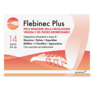 Flebinec Plus 14bustine Integratore Per Il Benessere Della Circolazione Venosa E Del Plesso Emorroidario Con Esperidina Flebinec Plus 14bustine Integratore Per Il Benessere Della Circolazione Venosa E Del Plesso Emorroidario Con Esperidina
