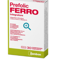 Prefolic Ferro 30Cpr Integratore a Base di Ferro Tristrato e Vitamina C 