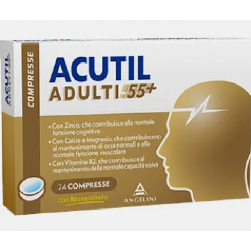 Acutil Adulti 55+ Integratore Multiminerale 24 Compresse