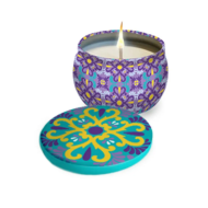 Colors Candela Profumata Con Citronella E Lavanda Viola 120g
