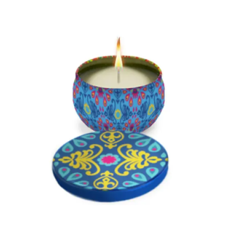Colors Candela Profumata Blu Con Citronella Ed Eucalipto 120g