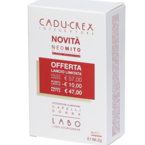 Cadu Crex - NeoMito Integratore Caduta dei Capelli Per Donna Confezione 30 Compresse