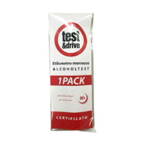 Alcotest Test&Drive 1pz  Etilometro Test Monouso