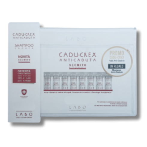 Cadu Crex Neo Mito Caduta Abbondante Donna Confezione Superpromo 20 Fiale + Shampoo Anticaduta 150ml Omaggio