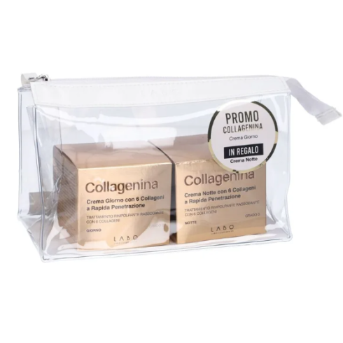 Collagenina Crema Grado 3 Pochette Crema Giorno 50ml + Crema Notte 50ml Omaggio