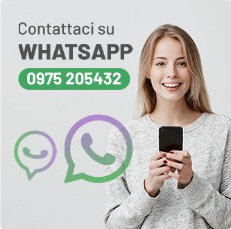 Contattaci su Whatsapp al 0975 205432