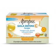 APROPOS GOLA DEFENS con Vitamina C gusto Limone/Zenzero 20 pastiglie