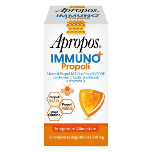 Apropos Immuno+ Propoli 20cpr Perrinforzare Il Sistema Immunitario