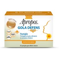 Apropos Gola Defens Pro 20pastiglie Miele Limone Mucoadesivo Ad Effetto Barriera
