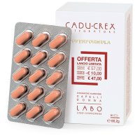 Cadu-Crex Super Formula Ad Azione Anticaduta Capelli Formula Donna Con Glutamina E Ferro 60 Compresse Adatto Ai Vegani
