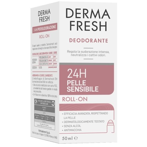 DERMAFRESH 24H P/SENS ROLL50ML