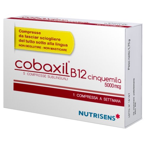 COBAXIL B12 CINQUEMILA 5CPR COBAXIL B12 CINQUEMILA 5CPR
