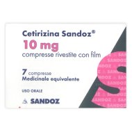 CETIRIZINA SAND*7CPR RIV 10MG