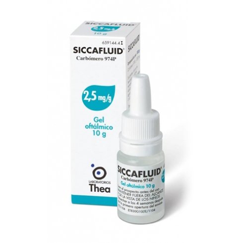 SICCAFLUID*GEL OFT 10G 2,5MG/G
