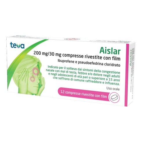 AISLAR*12CPR RIV 200MG+30MG