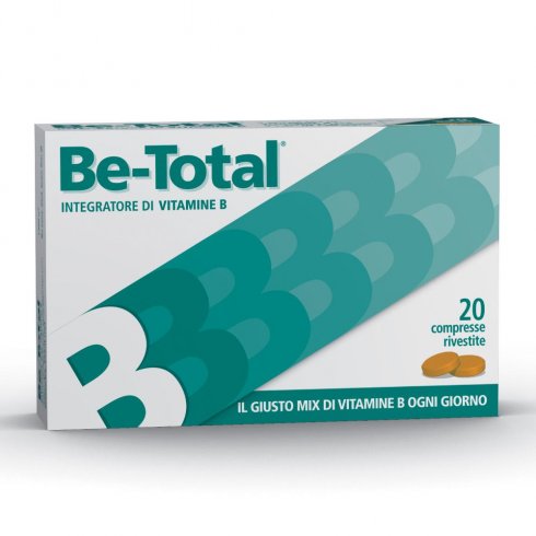 Be-Total 20Compresse Rivestite Integratore Completo Di Vitamine Del Complesso B Per Supportare Il Metabolismo Energetico