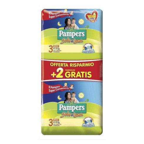 PAMPERS SOLE&LUNA MIDI 46+4PZ