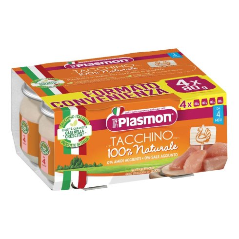 PLASMON OMOG TACCHINO 4X80G