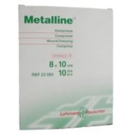 METALLINE MEDIC 8X10CM 10PZ