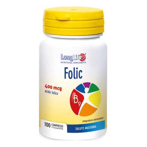 LONGLIFE FOLIC 400MCG 100CPR