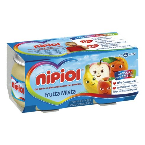 NIPIOL OMOG FRUTTA MISTA 2X80G