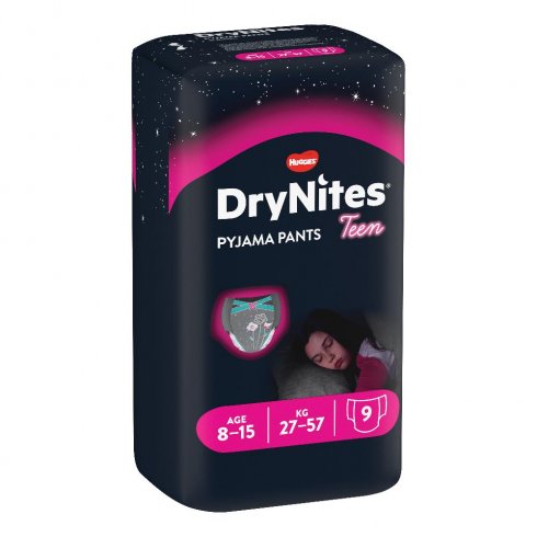 HUGGIES DRYNITES GIRL27/57K 9P