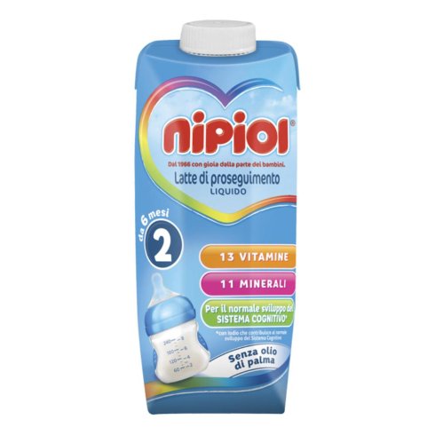 NIPIOL 2 LATTE LIQUIDO 500ML