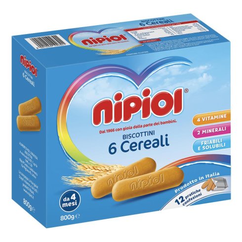 NIPIOL BISCOTTINI 6 CRL 800G