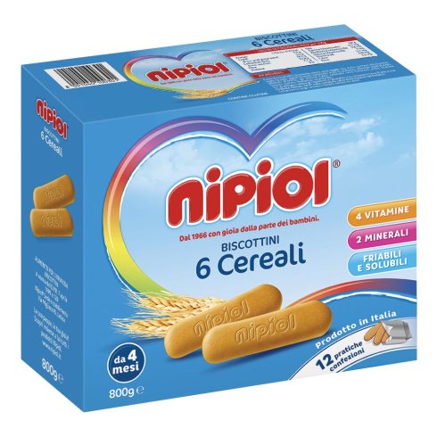 NIPIOL BISCOTTINI 6 CRL 800G