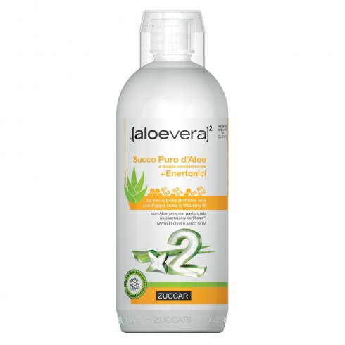 Aloevera2 Succo Puro d'Aloe a doppia concentrazione + Enertonici 1000 ml