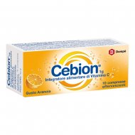 Cebion Vitamina C Arancia Compresse Effervescenti Da 1g Integratore Di Vitamina C Gusto Arancia 10Compresse Effervescenti