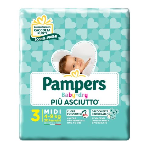PAMPERS BD DOWNCOUNT MIDI 20PZ
