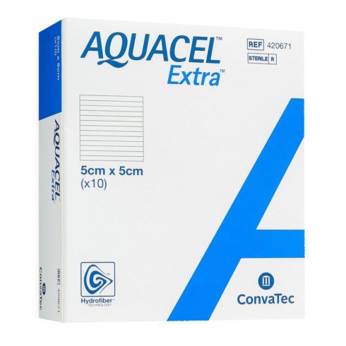 AQUACEL EXTRA HYDROFIBER 5X5CM