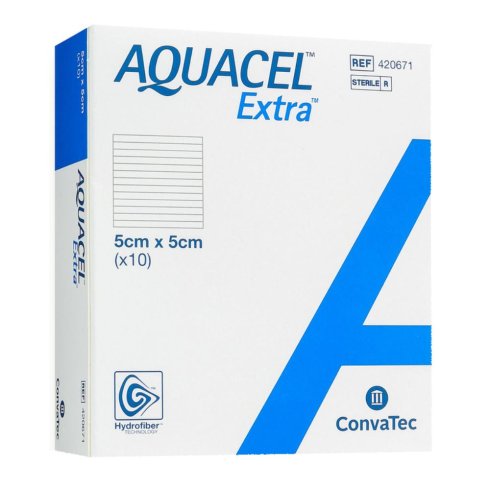 AQUACEL EXTRA HYDROFIBER 5X5CM