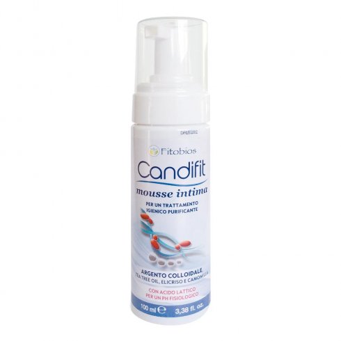 Candifit Mousse Intima Antibatterica Delicata 100ml Per Secchezza Irritazione Ed Arrossamento