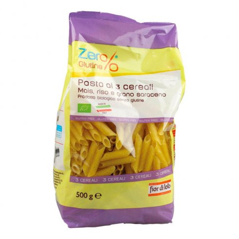 ZER% GLUTINE PENNE 3CRL BIO