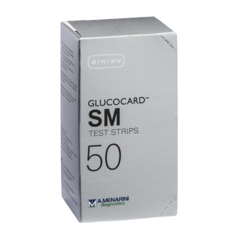 GLUCOCARD SM TEST STRIPS 50PZ