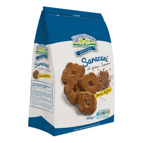 HAPPY FARM BISC SARACENI 300G