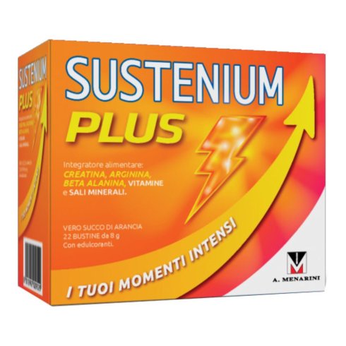 Sustenium Plus Intensive Formula Energizzante  22bustine Gusto Arancia Contro Stanchezza E Spossatezza