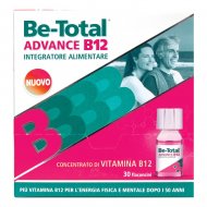 Be-Total Advance B12 30flaconcini Alto dosaggio Di Vitamina B12 Contro Stanchezza Ed Affaticamento