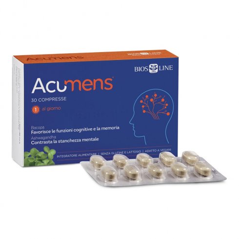 Acumens Biosline 30 Compresse Per Memoria E Concentrazione