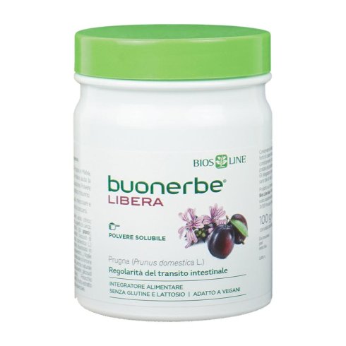 Biosline Buonerbe Libera Polvere 100g  Favorisce Il Ripristino Del Fisiologico Transito Intestinale