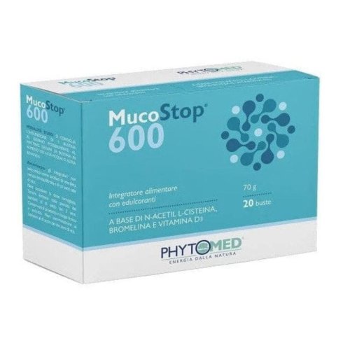 MUCOSTOP 600MG 20BUST