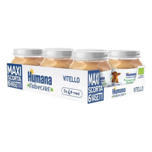 HUMANA OMOG VITELLO BIO 6X80G HUMANA OMOG VITELLO BIO 6X80G