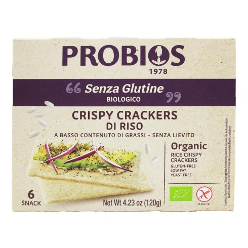 CRISPY CRACKERS RISO 6PZ 20G CRISPY CRACKERS RISO 6PZ 20G