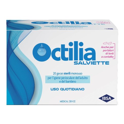 OCTILIA SALVIETTE PERIOCULARI 20 GARZE STERILI MONOUSO